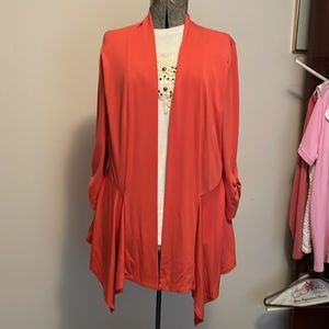 Top, AGB, Size XL, ivory shell attach to pumpkin jacket. Excellent condition